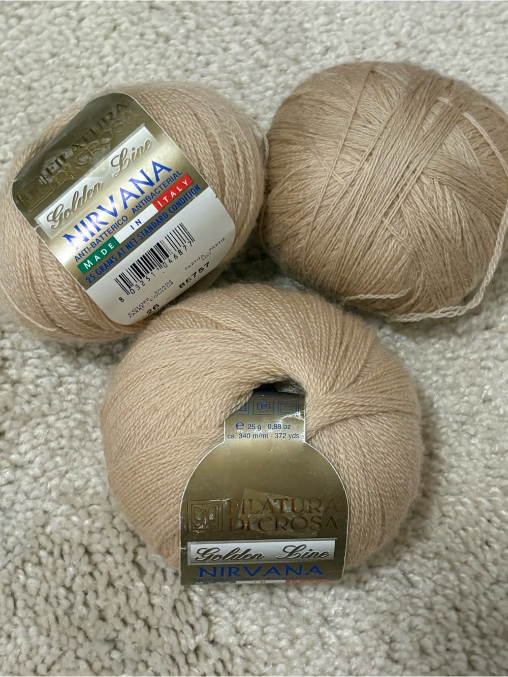 Filatura Di Crosa Golden Line Nirvana Extrafine Merino Wool Yarn